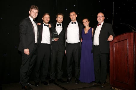 FE Trustnet editorial team at Investment Association Awards, 2015